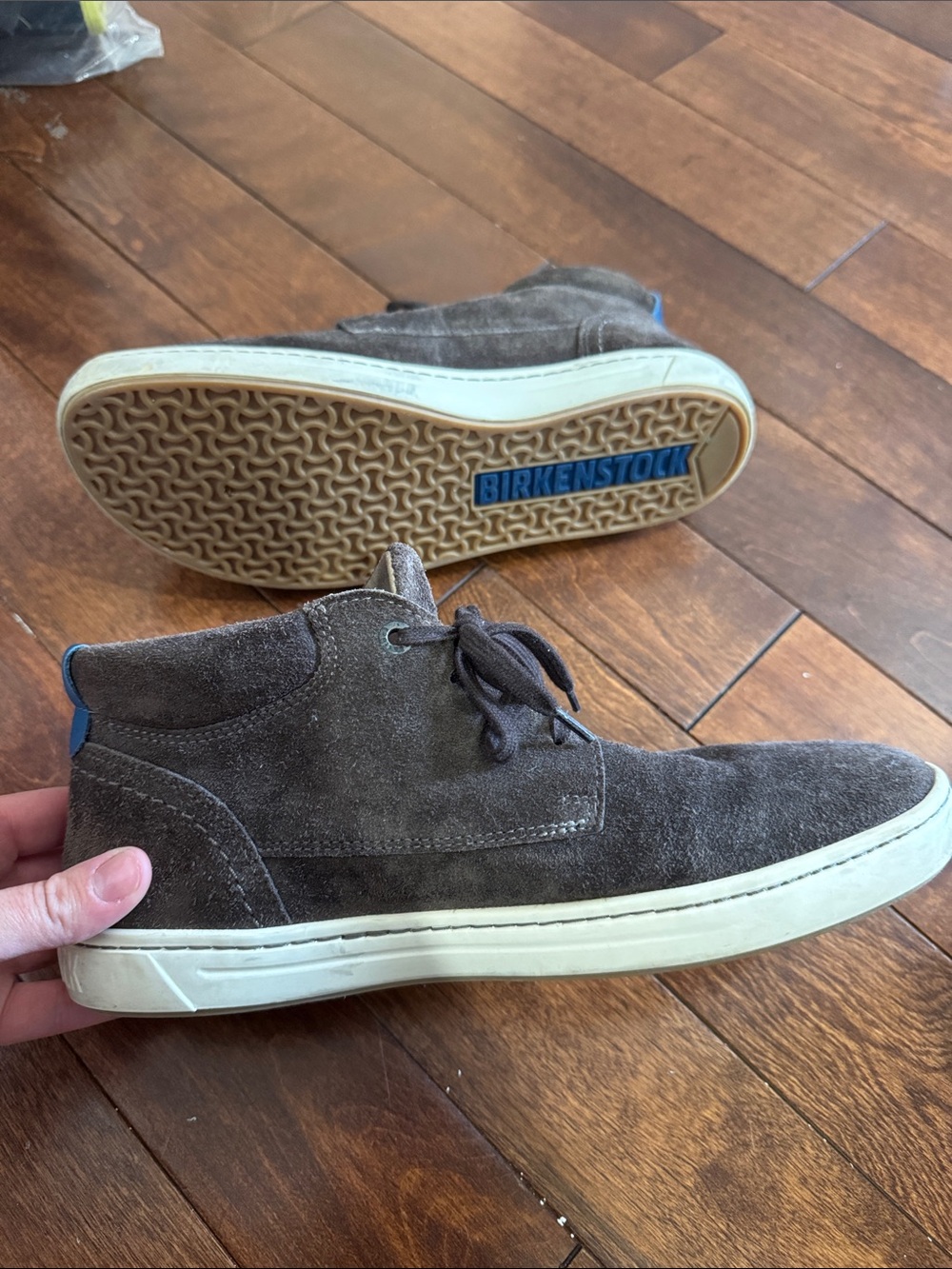 Birkenstock Men's Brown Suede Chukka Boot Sneakers